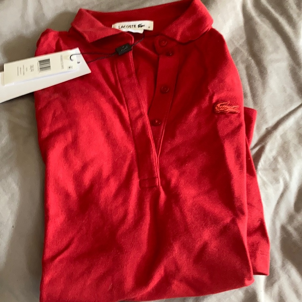 Lacoste 3/4 sleeve polo